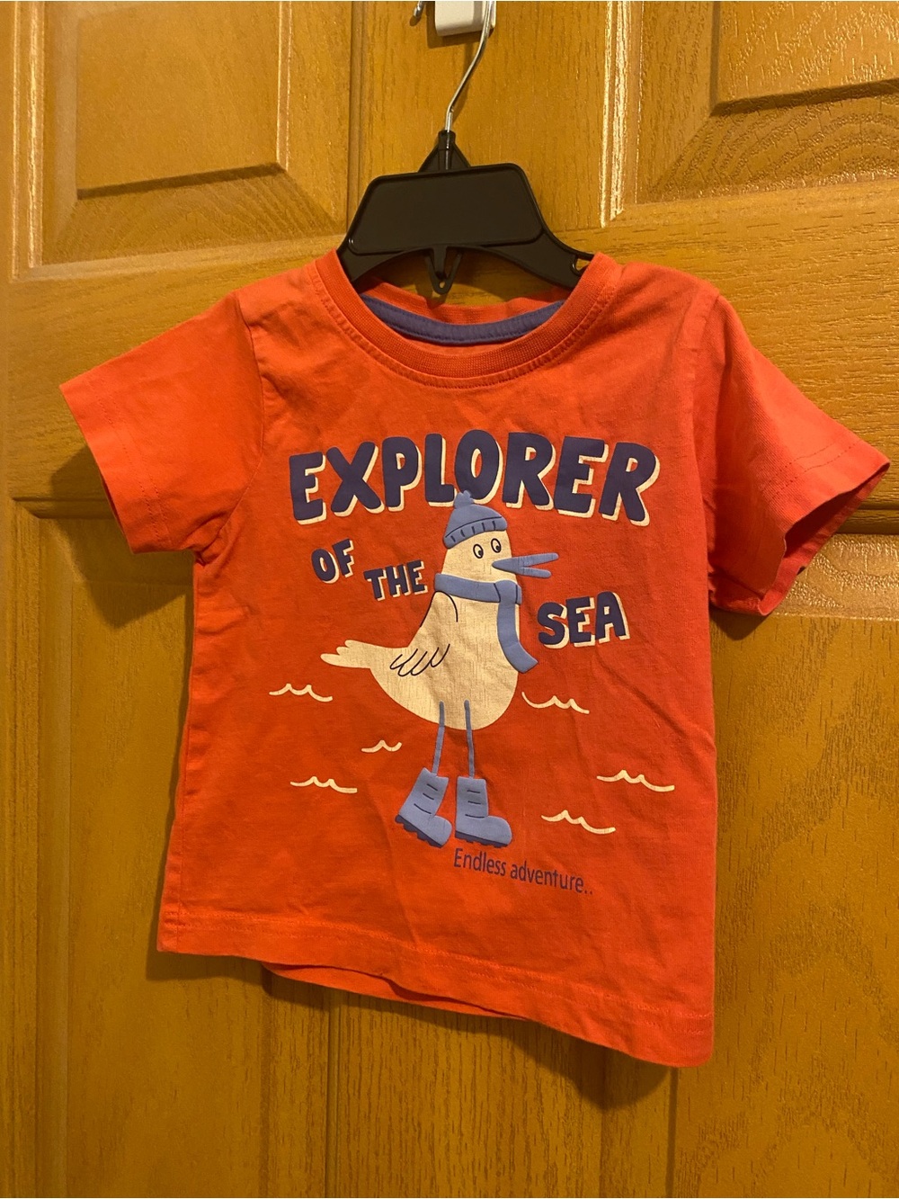 Max & Co. Red "Explorer of the Sea" Graphic Tee